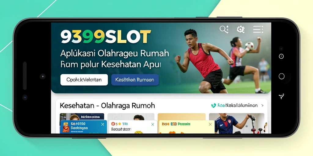 Tampilan antarmuka aplikasi Olahraga Rumah yang ramah pengguna.