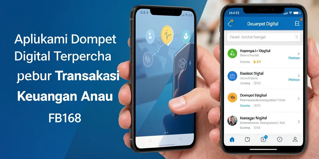 Antarmuka pengguna FB168 yang sederhana dan intuitif untuk Dompet Digital.