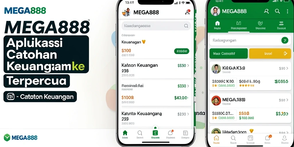 Tampilan antarmuka MEGA888 yang modern dan informatif.