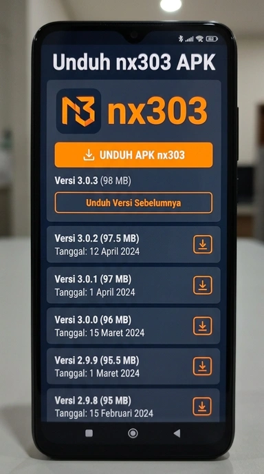 Unduh APK nx303 untuk Android, cara mudah dan cepat